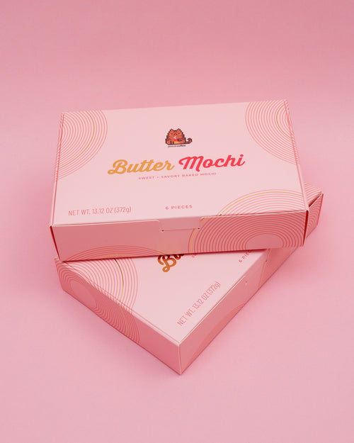 Two boxes of butter mochi 12 piece set