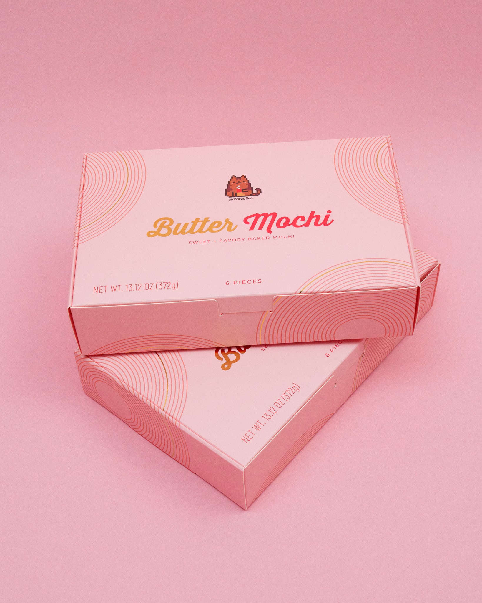 Build your own butter mochi 12 piece box hero shot lifestyle