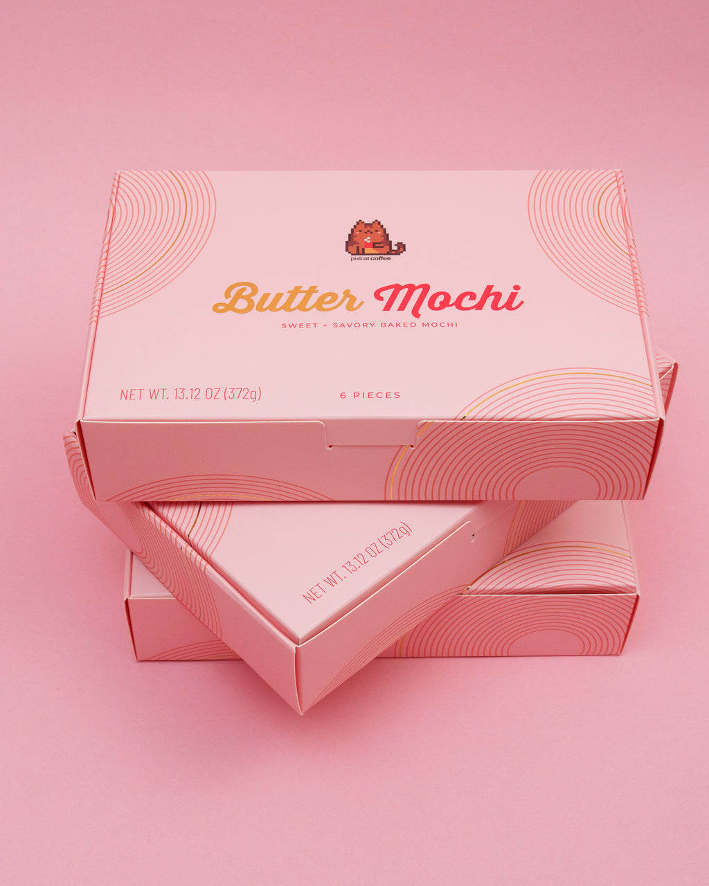 Butter mochi gift set lifestyle arrangement