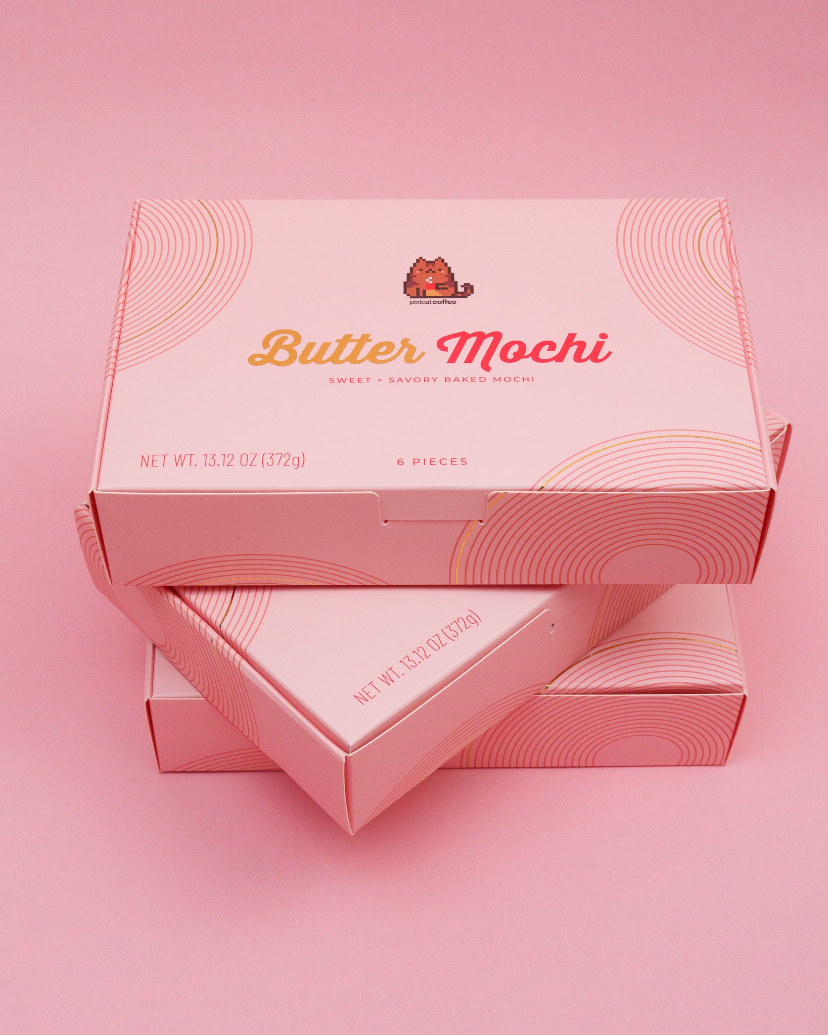 Butter mochi gift set lifestyle arrangement