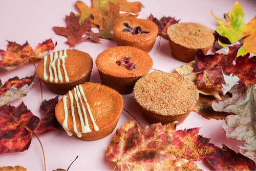 The Fall Box from above, all three fall flavors